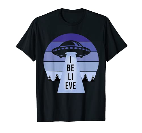 I BELIEVE Space Aliens UFO Extraterrestrials Camiseta