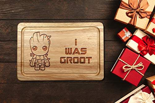 I was Groot - Tabla de cortar (madera)