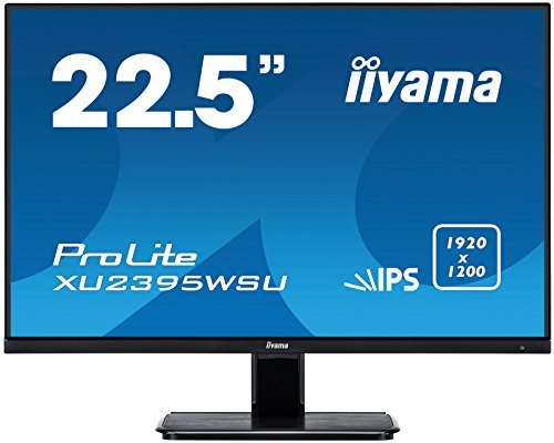 iiyama XU2395WSU-B1 Monitor IPS LED 57.15 cm, 22.5 pulgadas, WUXGA 16:10 (VGA, HDMI, DisplayPort, USB2.0, Ultra-Slim-Line), Negro Mate