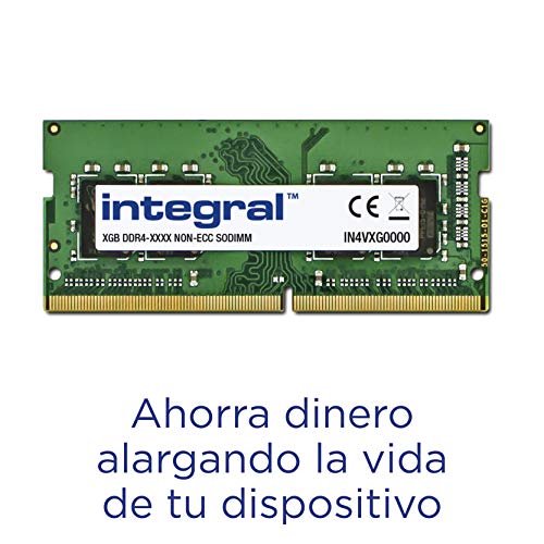 Integral Memory 8GB DDR4 RAM 2400MHz SODIMM Memoria para Portátil/Notebook PC4-19200, Green