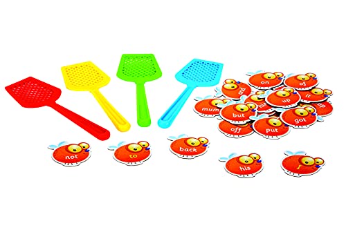 Learning Resources- Juego para identificar Palabras de Uso frecuente con matamoscas Sight Word Swat, Color (LSP8598-UK)