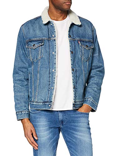 Levi's Type 3 Chaqueta de Camionero, Fable Sherpa Trucker, L para Hombre