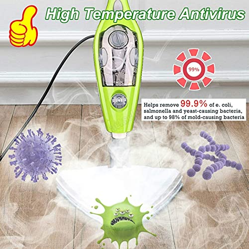 LUHUANONG Steam Mop 10 en 1 Limpiador a Vapor Multifuncional para Pisos Duros y baldosas, alfombras, Pisos laminados, Limpieza de Pisos, Muebles de Ventanas de Cocina