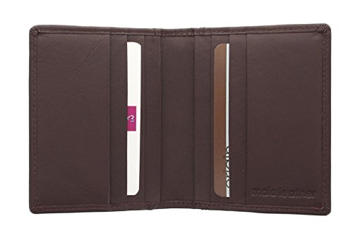 Mala Leather Colección Origin Portatarjeta de Crédito de Cuero con Protección RFID 177_5 Marrón