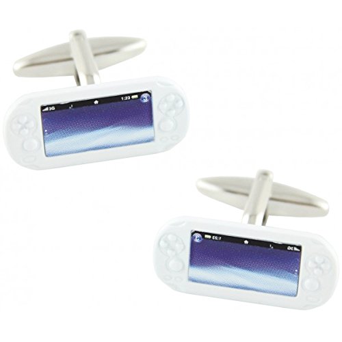 MasGemelos - Gemelos PSP Vita Blanco Cufflinks