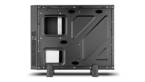 NOX LITE050 -NXLITE050- Minitorre con Fuente alimentación 500W M-ATX incluida, USB 3.0, Lector de Tarjetas Incluido, conexión para Audio, Color Negro