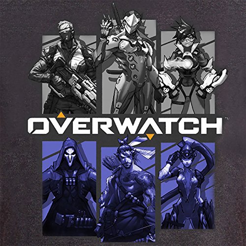 Overwatch Camiseta Bring Your Friends Gris algodón - S