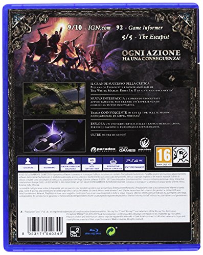 Pillars Of Eternity - Complete - PlayStation 4 [Importación italiana]