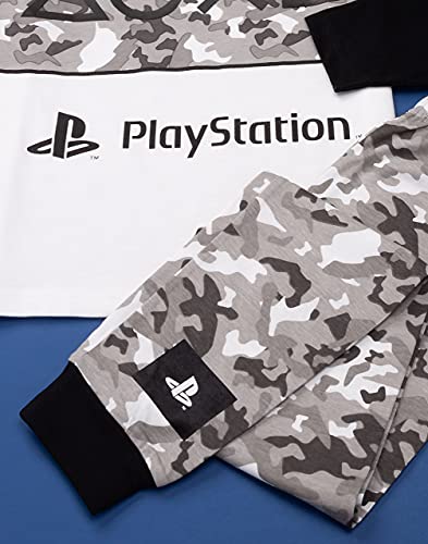 Playstation Pijamas Boys Game Camo PJs Opciones largas o Cortas 13-14 años