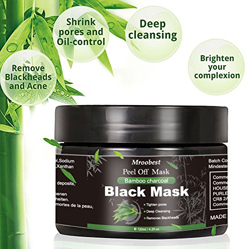 Puntos Negros Mascarilla, Blackhead Remover Mask, Mascarilla Exfoliante, Peel Off Mask, Deep Cleansing Mascarilla Exfoliante Limpiadora contra Puntos Negros y Acné - 120ML