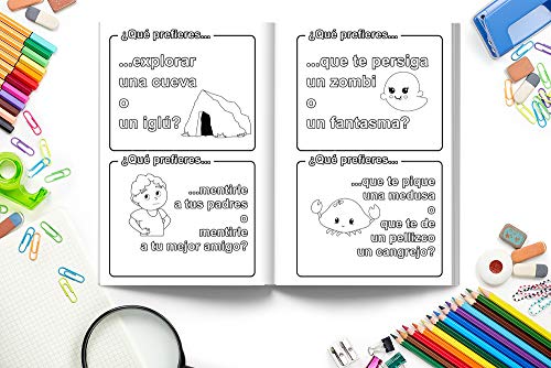 Qué prefieres: Un divertido juego de preguntas para niños de 6-12 años