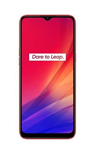 Realme C3 - Smartphone de 6.5" LCD, 3 GB RAM + 64 GB ROM, Helio G70 OctaCore, Batería de 5000mAh, Cámara Dual AI 12MP, Dual Sim, Color Blazing Red [Versión ES/PT]