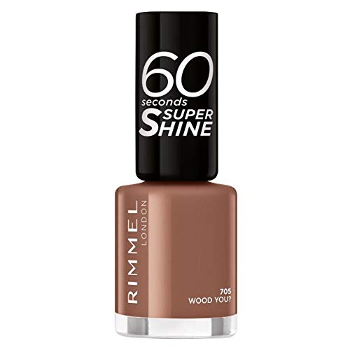 Rimmel London 60 Seconds Super Shine #705-Wood You? - 1 unidad