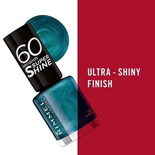 Rimmel London 60 Seconds Super Shine #721-Siren 8 ml - 1 unidad