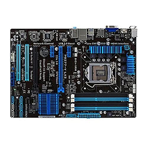 RKRCXH Tarjeta MadreApto para ASUS P8Z77-V LX2 Placa Base de computadora LGA 1155 DDR3 para Placa Base de Escritorio Intel Z77 P8Z77 SATA II PCI-E X16