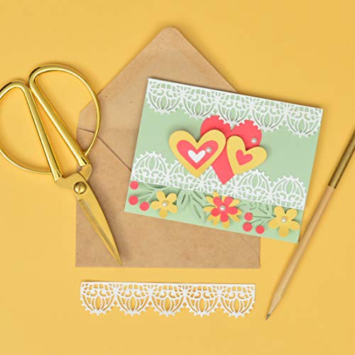 Sizzix Framelits, Juego de 6 troqueles, Diseño de Corazones