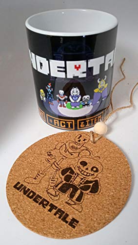 Taza y adorno Undertale