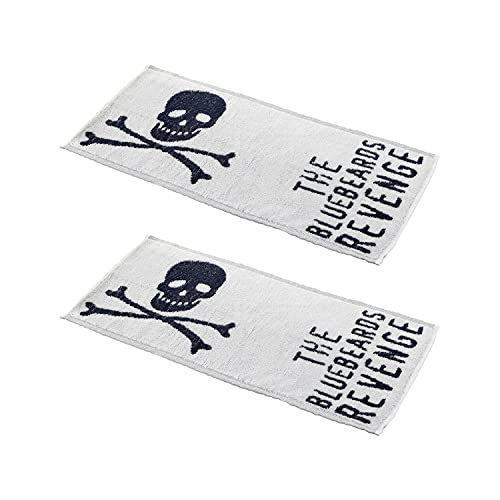 The Bluebeards Revenge, Super Soft Cotton Shaving and Hand Towel For Men and Barbers, 50x25cm, Duo Pack