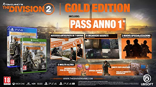 The Division 2 - Gold Edition - PlayStation 4 [Importación italiana]