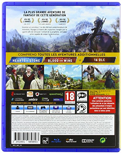 The Witcher 3: Wild Hunt - Édition Jeu De L'Année [Importación Francesa]