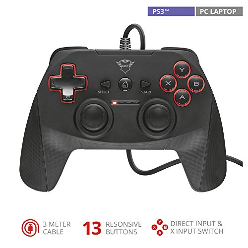 Trust Gaming GXT 540 - Gamepad para Playstation 3 y PC