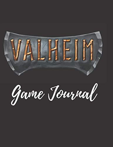 Valheim Game Journal: Lined Notebook - (100 Pages, Blank, 8.5 x 11) (Notebook)