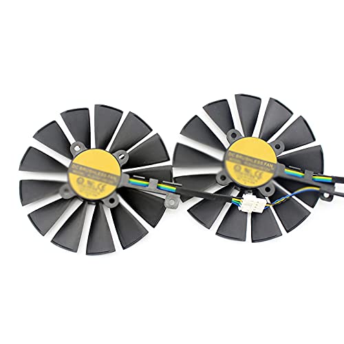 Ventilador de refrigeración para Tarjeta de Video para Juegos, Ventilador de refrigeración PLD10010S12H de 95 mm,Fit for ASUS ROG Strix Dual RX 470570 para AMD RX470 RX570, Tarjeta gráfica de Vent(