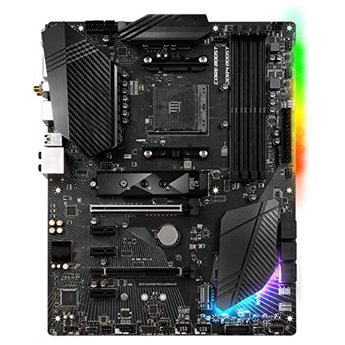 XCJ Placa Base Gaming ATX Ajuste para Fit For MSI B450 Gaming Pro Carbon AC PC Gaming Fit para Fit For AMD Socket B450 AM4 ATX M.2 ATX ATX Motherboard Set Placa Madre