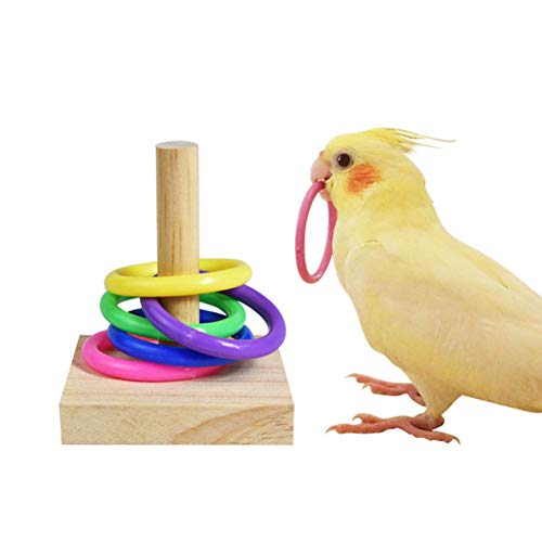 Xiangyin Bird Trick Tabletop Toys, Bird Trick Tabletop Toys, Parrot Chew Ball Foraing Toys, Education Play Gym Playground Activity Cage Foot Toys For Education Play Gym Playground Activity