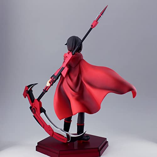 Yuxunqin RWBY: Grimm Eclipse-Ruby Rose & Crescent Rose CLORURO DE POLIVINILO Figura Estatua