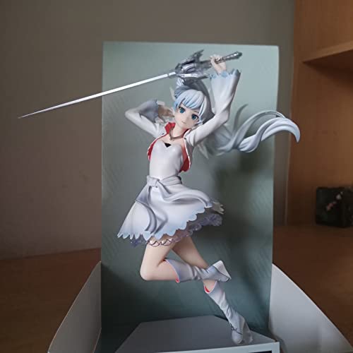 Yuxunqin RWBY: Grimm Eclipse: Weiss Schnee & MYRTENASTER CLORURO DE POLIVINILO Figura Estatua