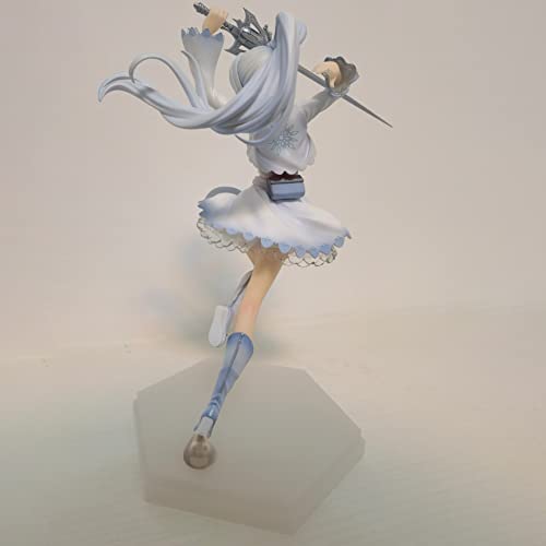 Yuxunqin RWBY: Grimm Eclipse: Weiss Schnee & MYRTENASTER CLORURO DE POLIVINILO Figura Estatua