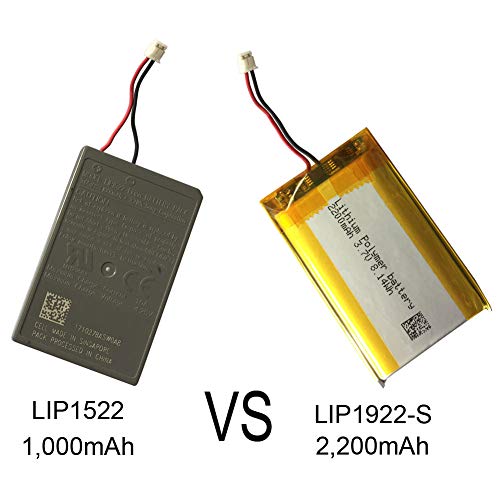 3,7v Batería de Litio LIP1922-S 2200mAh para Controlador PS4 Reemplazo de Batería Paquete de Batería LIP1522 para CUH-ZCT2 y CUH-ZCT2U -Series Controlador Inalámbrico Sony Playstation 4