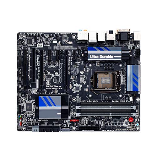 ACD Placa base para Gigabyte GA-Z87X- UD3H LGA 1150 DDR3 DVI VGA HDMI USB2. 0 USB3. 0 32 GB Z87X- UD3H Z87 Desktop Motherboard