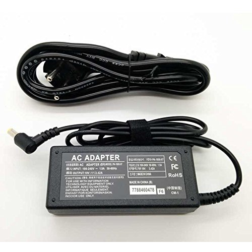 Adaptador Cargador Nuevo Compatible para Portátil Packard Bell EASYNOTE LJ71 19v 3,42a 5.5mm * 1.7mm // Protección contra Cortocircuitos, sobrecorriente y sobrecalentamiento