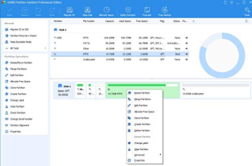 AOMEI Partition Assistant Pro - Última edición - Entrega digital