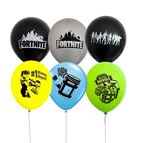 Artículos de Fiestas para Fanáticos de los Videojuegos - BAIBEI Decoraciones para Cumpleaños de Tema de Videojuegos con Globos para Fiesta de Cumpleaños de Niños