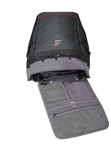 Asus ROG Ranger Backpack Gaming Mochila (para portátiles de hasta 17 Pulgadas, Bolsillo Extra para Accesorios, Impermeable, Acolchada), Color Negro