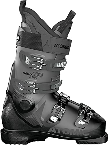 ATOMIC HAWX Ultra 100, Botas de esquí Unisex Adulto, Black/Anthracite, 39 EU