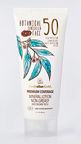 Australian Gold Botanical Spf50 Tinted Face #Fair-Light, Blanco, 88 Mililitros