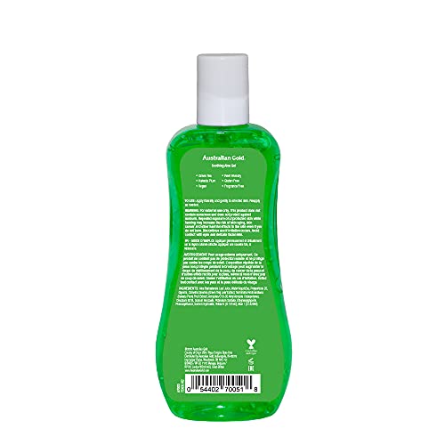 Australian Gold Soothing Aloe After Sun Gel, 237 Mililitros