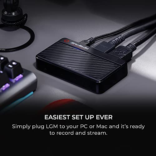 AVerMedia Live Gamer Mini Tarjeta de Captura 1080p 60 transmisión de vídeo y grabación, H.264 Hardware Encoder Xbox, Nintendo Switch. HDMI Plug and Play a PC y Mac (GC311)