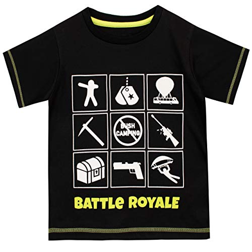 Battle Royale Pijama de juego para niños 7-8 años Negro