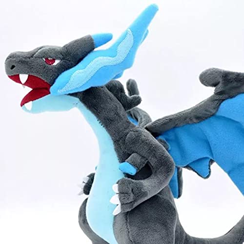 Betory 23Cm Muñeca Blanda de Charizard,Cartoon Mega Evolution X Charizard Charmander Lizardon Peluche, Cospaly Doll, Anime Games Charizard Peluche, Regalo niños Cumpleaños Navidad Halloween Pascua