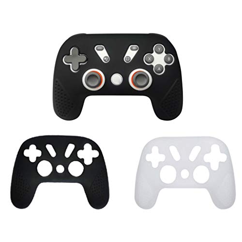 Bingxue Controlador de Juego Funda Protectora Funda Funda de Silicona Suave para -Google Stadia Premiere Edition Gamepad