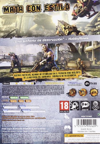 Bulletstorm Win Dvd