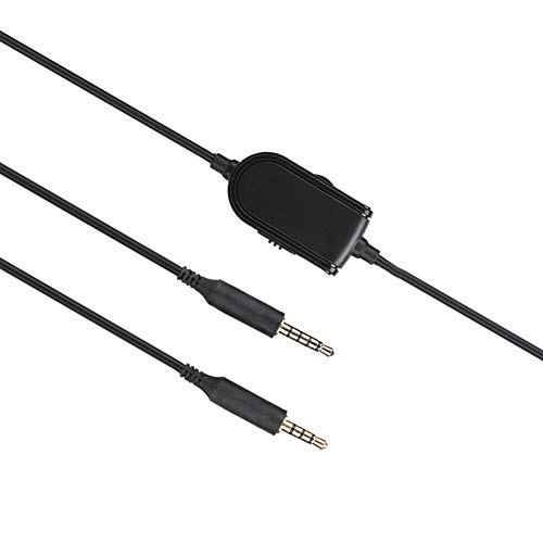 Cable, cable de audio para Logitechs Astros A10 A40 A30 A50 Auriculares para juegos montados en la cabeza con afinación