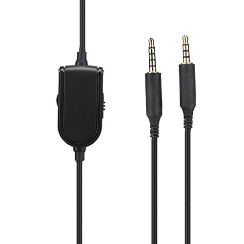 Cable, cable de audio para Logitechs Astros A10 A40 A30 A50 Auriculares para juegos montados en la cabeza con afinación