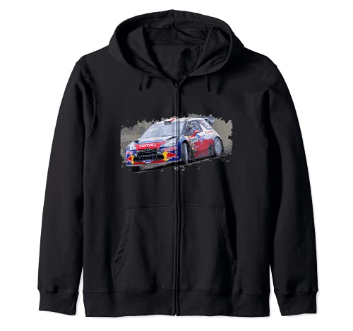 Campeón de coches de rally Sebastien Loeb Sudadera con Capucha