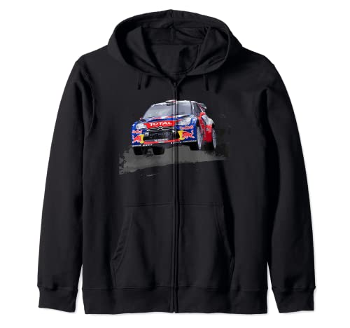 Campeón de Rally Car Sebastien Loeb Jump Sudadera con Capucha